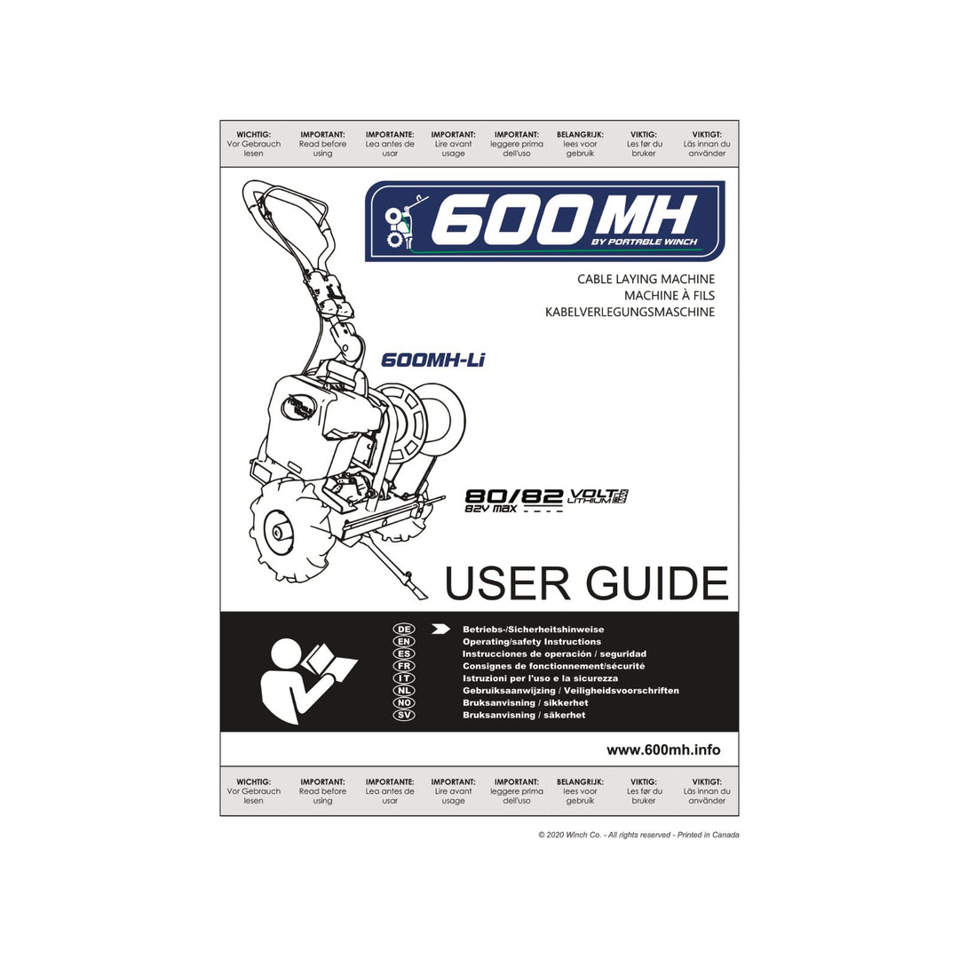 600MH-Li - Betriebsanleitung