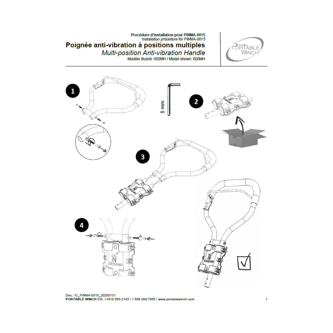 PWMA-0015 - Anti-vibration handle installation